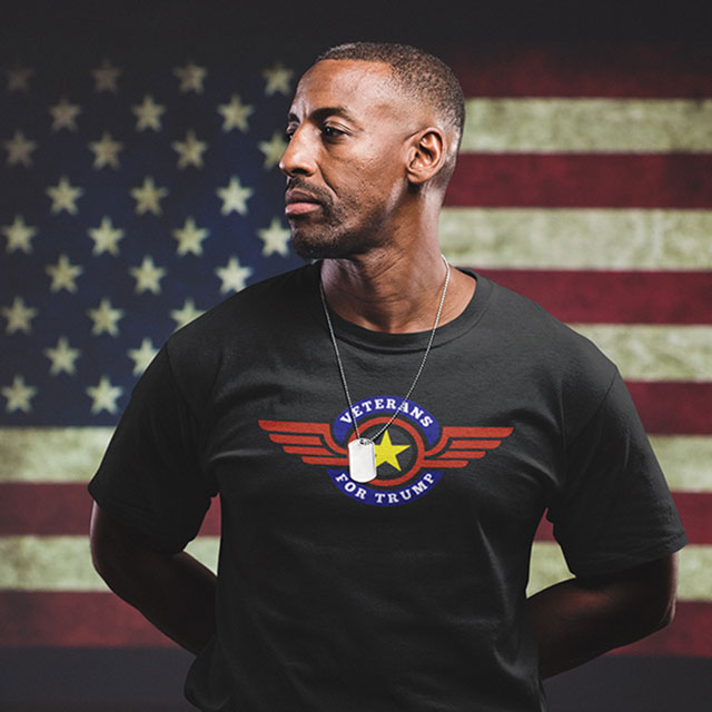 army veterans for trump t-shirt
