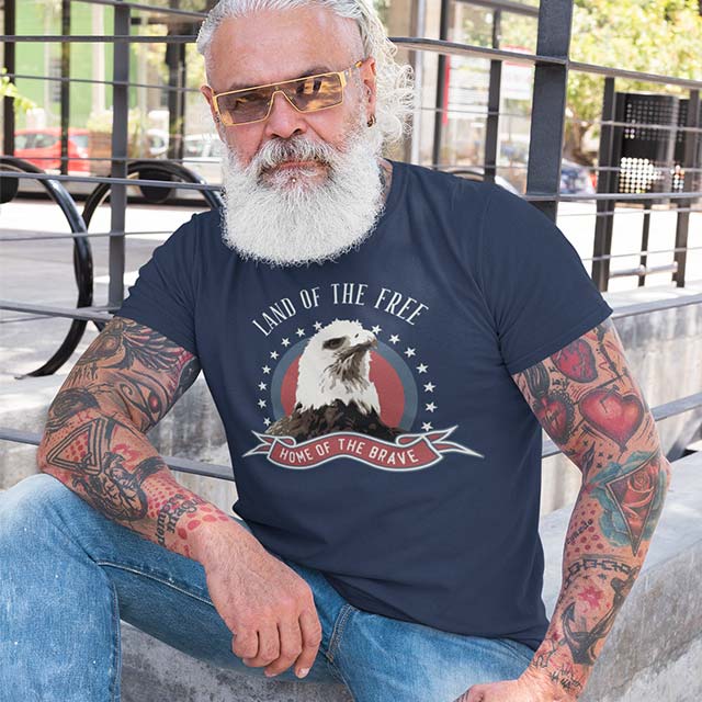 land of the free home of the brave t shirt