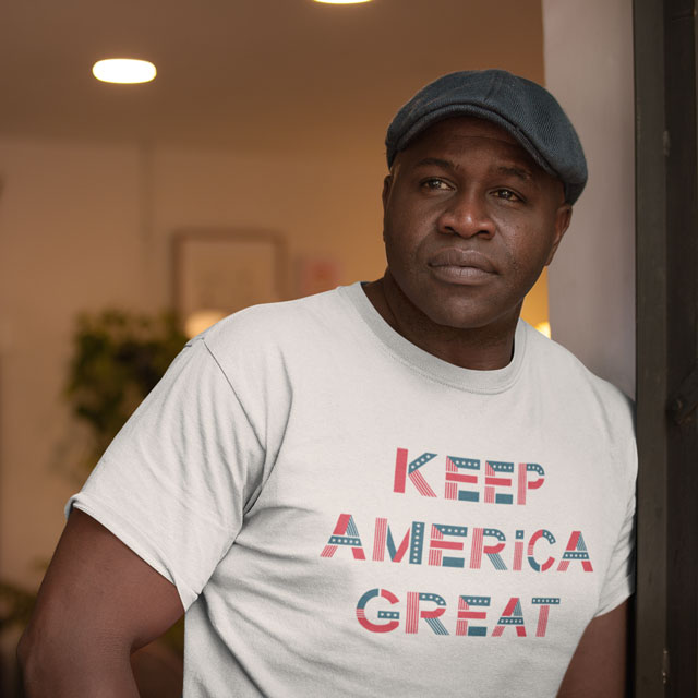 keep america great t-shirt for men