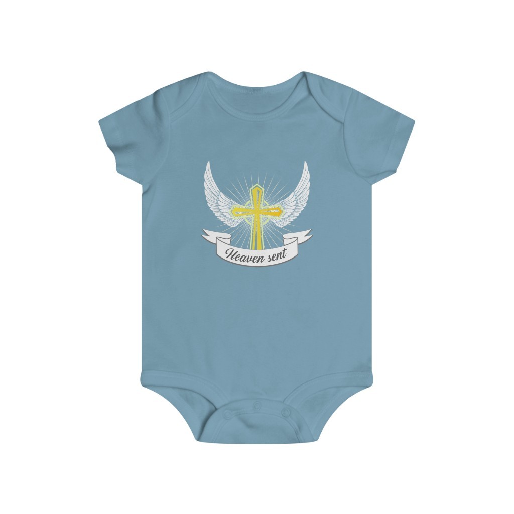 HEAVEN SENT - BABY ONESIE - Image 4