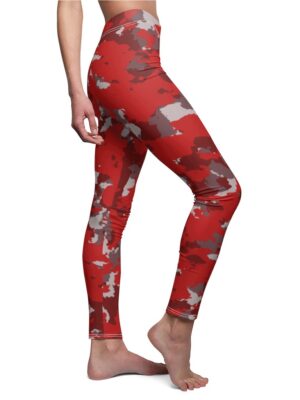 CAMO LEGGINGS ARMY RED