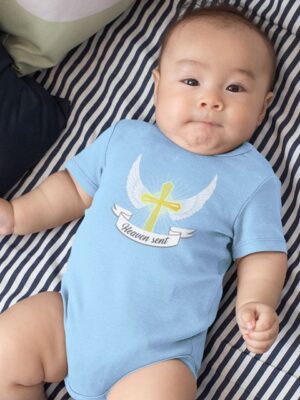 heaven sent baby onesie body